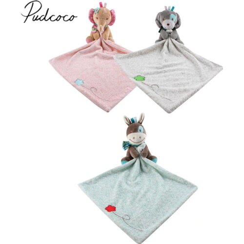 2019 Brand New Infant Baby Nursery Toddler Security Cartoon Soft Smooth Bath Animal Toy Blanket Cartoon Bibs Baby Infant Towel