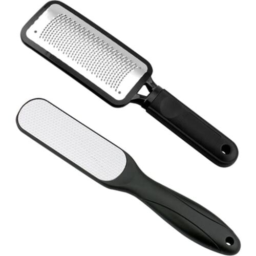 Pedicure Rasp Foot File Callus Remover for Hard Skins and Chapped Skin Corns, Feet Scrubber Scrubber Cleaner File 2 PCS / Set