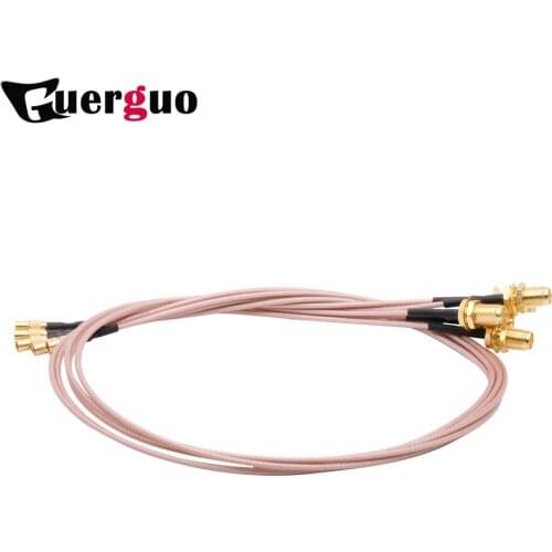 RF Coaxial Adaptor With RG178 Pigtail Cable 55CM 6" SMA Female Plug to MMCX Female Plug Connector 10pcs