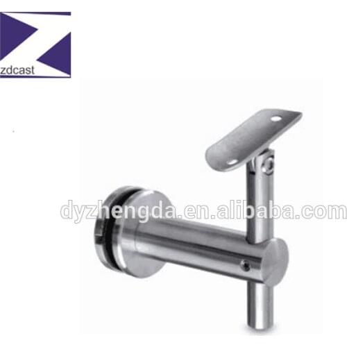 Adjustable Round Bracket For Glass Brackets Stainless Steel Wall Handrail Stairway guardrail Accessories