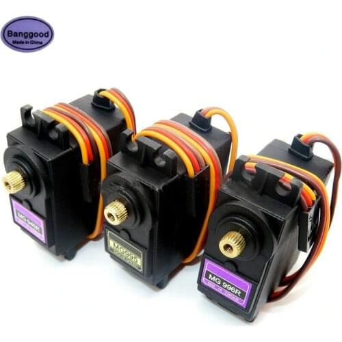 1PCS MG995 MG996R MG996 MG946R MG946 Servos Metal Gear Digital Servo for Futaba Motor High Torque Car RC Model Helicopter Boat