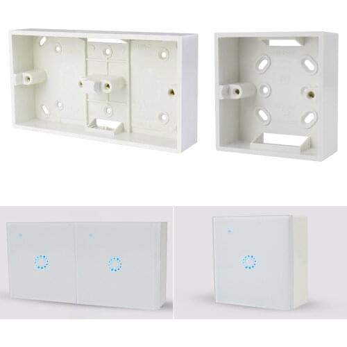 External Mounting Switch Box 86mm*86mm*33mm for 86 Type Double Switches or Sockets Apply For Any Position of Wall Surface