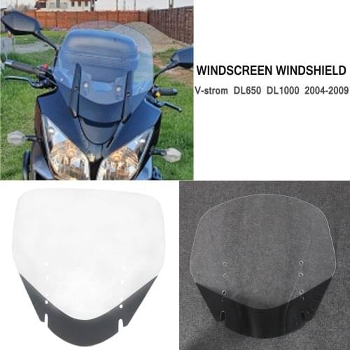 39CM High Quality Motorcycle Windshield Windscreen For Suzuki Vstrom V-strom DL650 DL 650 DL1000 2004-2009