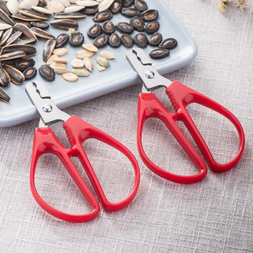 High Quality Elon Seed Opener Clamp Walnut Pine Plier Scissor Sunflower Nut Cracker Kitchen Household Tool Sheller Nutcracker
