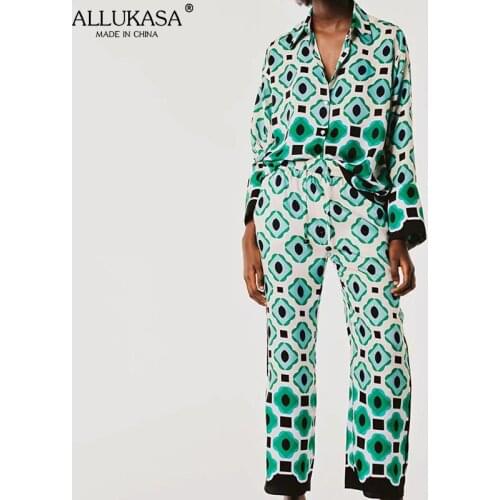 2 Piece Sets Women Outfits Long Sleeve Blouse And Wide Leg Pant 2021 New Fashion Chic Casual Streetwear Woman Set Loose Clothing