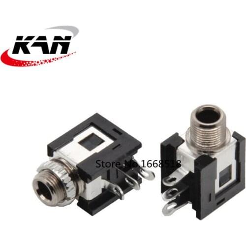 10pcs 3.5mm Mono jack 3.5 mm 3Pin Audio Connector Headset PJ-376M DIP Headphone DIY Parts