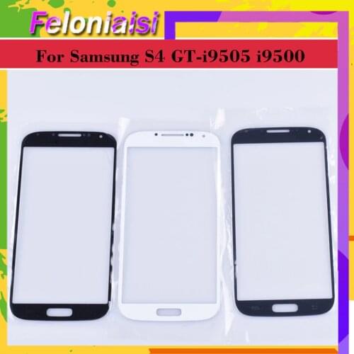 10pcs/lot TouchScreen For Samsung Galaxy S4 GT-i9505 i9500 i9505 i9506 i9515 i337 Touch Screen Front Panel Glass Lens Outer