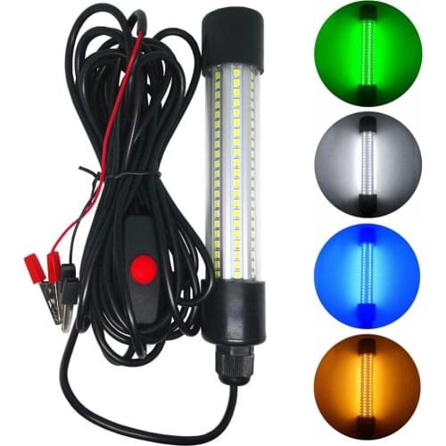 40%HOT12-24V 13W LED Submersible Freshwater Saltwater Underwater Fishing Light Lamp