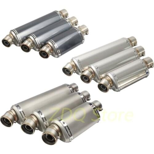 51MM Universal Motorcycle Exhaust Muffler Yoshimura Echappement Moto Motocross For YZF MT07 TMAX 530 Z900 PCX125 KTM DUKE 390