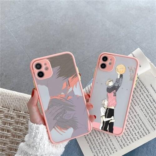 Amine 19 Days boy lovely Phone Cases Matte Transparent for iPhone 7 8 11 12 s mini pro X XS XR MAX Plus Shell Cover Coque funda