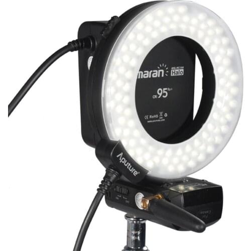 Aputure AHL-HC100 CRI 95+ Marco Led Ring Flash For photography fits for Canon cameras led flash light