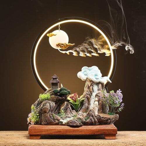 Arabic Style Incense Burner Holder Ceramic Incense Burner Light Modern Electric Statue Decoracion Para El Hogar Incense Holder