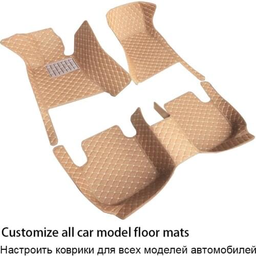 Durable Leather Car Floor Mat for INFINITI QX70 QX30 QX50 QX56 QX60 QX80 Q45 Q50 Q60 Coupe car accessories Rugs auto goods
