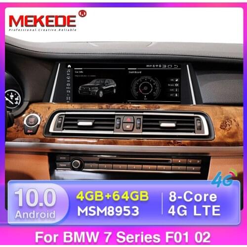 Android 10 8 Core 4GB+64GB 4G LTE Car GPS Navigation Multimedia Player for BWM F01/F02 7 Series 2009 2010 2011 2012 2015 WIFI BT