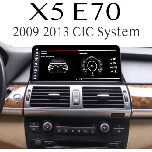 Liandlee Car Multimedia Player NAVI For BMW X5 E70 2009~2013 CIC 10.25 Inch Car Radio Stereo GPS Integrated CarPlay Navigation
