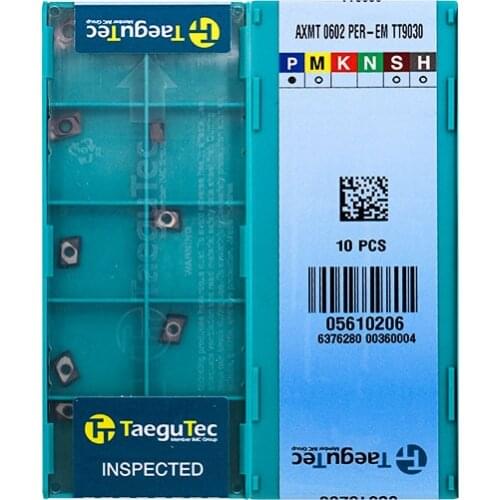 AXMT0602PER-EM TT9080/TT9030 100% Original TAEGUTEC carbide insert with the best quality 10pcs/lot free shipping