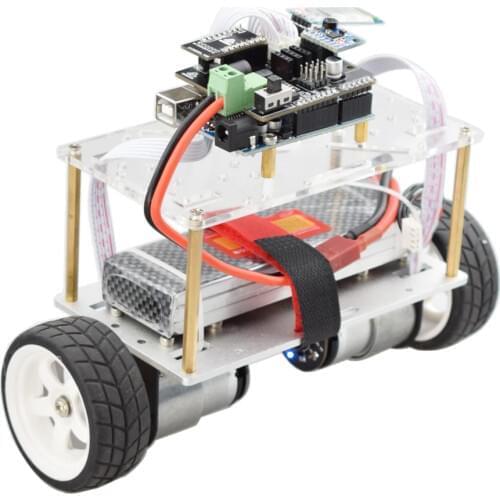 Arduino Two wheel Balancing Car Self-balancing Robot Kit with HC06 Bluetooth APP Control UNO R3 MPU6050 for DIY PID Automation