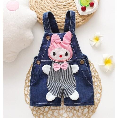 IENENS Kids Baby Jumper Boys Girls Clothes Pants Denim Shorts Jeans Overalls Toddler Infant Jumpsuits Clothing Trousers