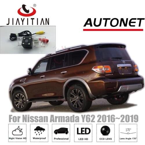 JiaYiTian rear view camera For Nissan Armada Y62 Patrol 2016 2017 2018 2019 CCD/Night Vision/Backup Camera license plate camera
