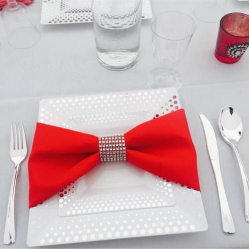 10Pcs/lot Diamond Napkin Rings for Wedding Napkin Holders Rhinestone Chair Sashes Banquet Dinner Christmas Home Table Decoration