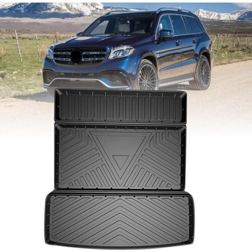 TPE Trunk Mat For Mercedes-Benz GLC-Class /GLB-Class/E-Class/GLS-Class/GLA-Class Custom Rubber 3D Cargo Liner Accessories