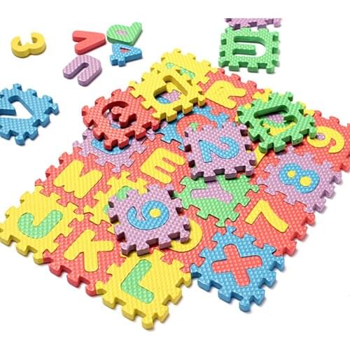 36pcs EVA Puzzle Baby Toys Foam Alphabet Numbers Play Mat Floor Kids Rug Carpet for Children Letter Animal Safety Kids