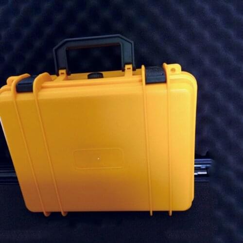 Yellow color ordinaryplastic tool case for devices protection
