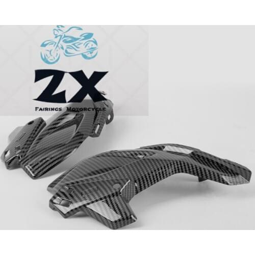 Zxmt Z 900 A Pair Motorcycle Upper Headlight Front Side Nose Cover For Kawasaki Z900 2017 2018 2019 ABS Injetcion Carbon face