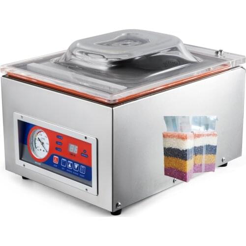 Table Top Vacuum packaging machine Plastic Sealing Machine Fresh fruit Tray sealing machine for food and meat Vacuum DZ-260