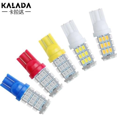 2pcs New High Quality T10 W5W Car Led Lights 194 168 Auto Interior Dome Lamps Tail Box Bulbs 6000K 3500K Warm White Blue Diode