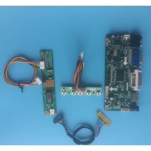 Controller driver board for LP150X08-A3K5/A3K6/A3KB 1024*768 15" LG display 30pin HDMI kit DVI LCD DIY VGA LVDS LED M.NT68676