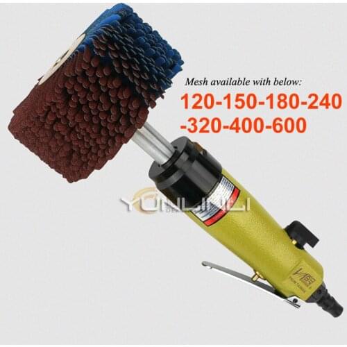 Pneumatic Grinding Machine Abrasive Cloth Wheel Primer Brush Woodworking Groove Line Polishing Wheel BM-BL3