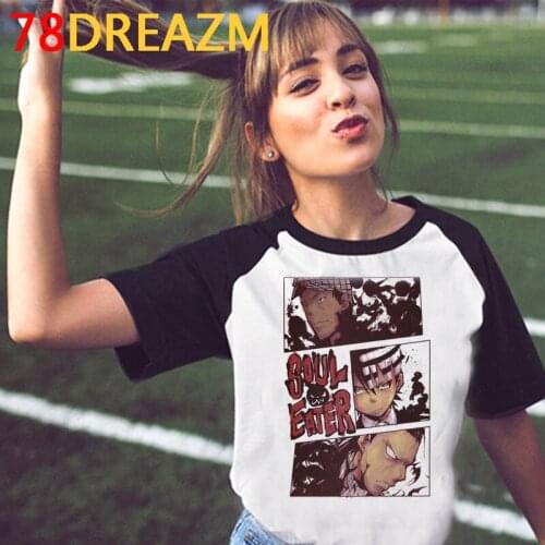 Soul Eater tshirt male plus size casual harajuku summer top vintage ulzzang