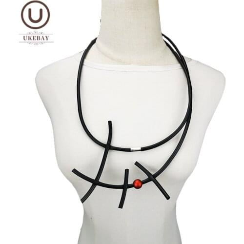 UKEBAY New Gothic Sweater Chains For Women Fashion Necklaces Clothes Accessories Design Handmade Jewelry For Party Gift Mother