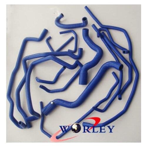 REINFORCED BLUE SILICONE COOLANT HOSE FOR RENAULT 5 GT TURBO PHASE 1 1985 1987 1986