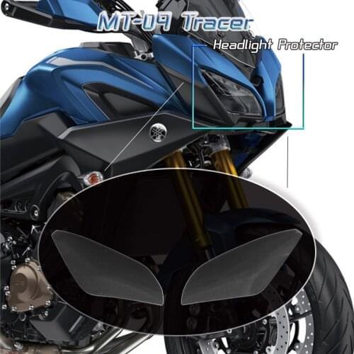 For YAMAHA MT-09 MT 09 MT09 Tracer 2016-2018 2017 Motorcycle Headlight Guard Head Light Shield Screen Lens Cover Protector