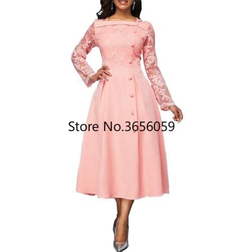 Woman Dress 2021 Spring Casual Plus Size Slim Ball Gown Maxi Dresses Elegant Sexy Patchwork Lace Banquet Long Party Dress 5XL