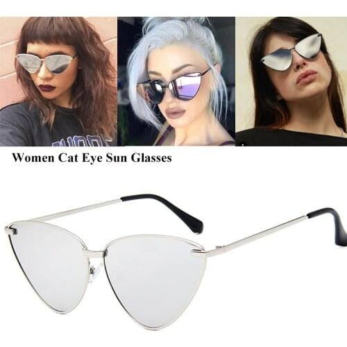 2019 Retro Sunglasses Women Cat Eye Sun Glasses For Women Brand Designer Vintage Cateye Shades Female Sexy Clear Glasses Eyewear