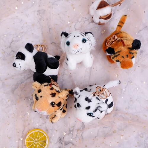 1pc Mini Sitting Tiger Plush Toys for Children Kids Cute Staffed Animal Doll Kids Creative Gift Home Decor Christmas Gift 15cm