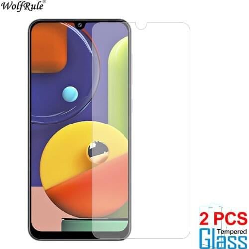 2Pcs Glass For Samsung Galaxy A50S Screen Protector Tempered Glass For Samsung Galaxy A50S Glass Protective Phone Film 6.4