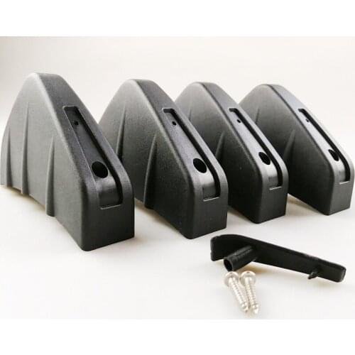 4PCS Universal Car Rear Bumper Lip Spoiler Diffuser Car-Styling for Hyundai ix35 iX45 iX25 i20 i30 Sonata,Verna,Solaris,Elantra