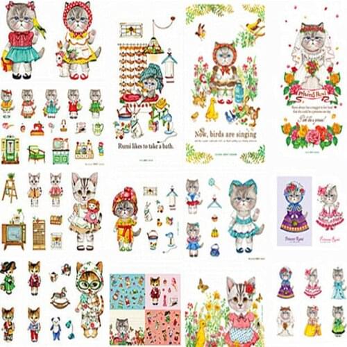 75x135cm funny taking a bath cat cotton fabric linen/cotton zakka diy fabric perfect for patchwork and crafts Decoration