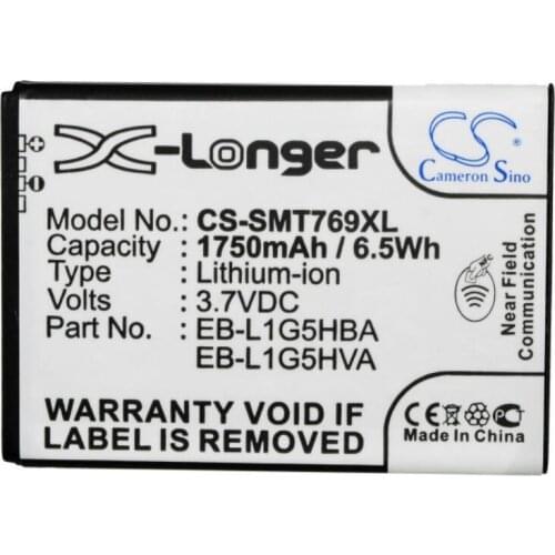 Cameron Sino 1750mah battery for SAMSUNG Exhilarate SGH-i577 SGH-T769 AT&T T-MOBILE Galaxy S Blaze 4G SGH-T769 EB-L1G5HBA