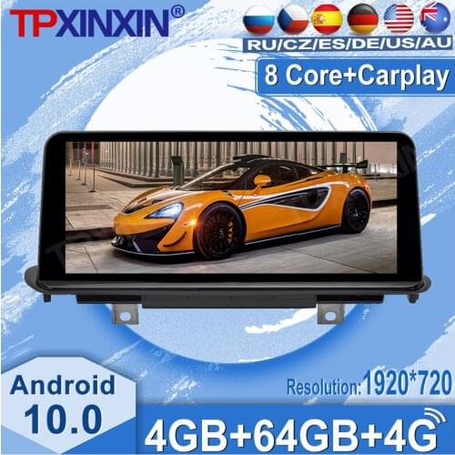 64G For BMW X5 F15 2014 2015 2016 Android 10 Car Radio Tape Recorder Multimedia Player GPS Navigation 10.25 Inch Touch HD Screen