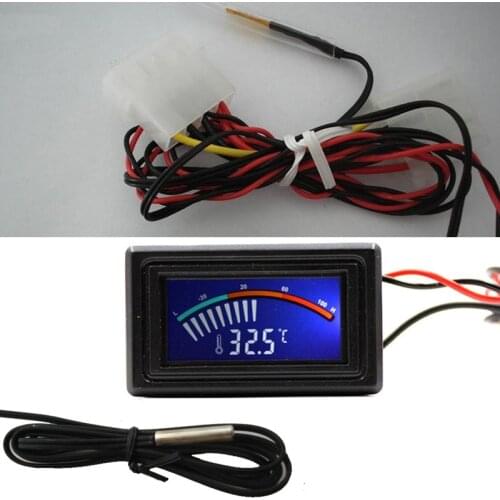 Digital pointer Temperature LCD Regulator Temperature Controller Thermocouple gauge for computer car fridge air condition