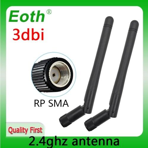 2.4GHz wifi Antenna wifi 3dBi RP-SMA Female 2.4 ghz antena wi fi antenne Aerial antennas 2.4G antenas for Wireless wi-fi Router