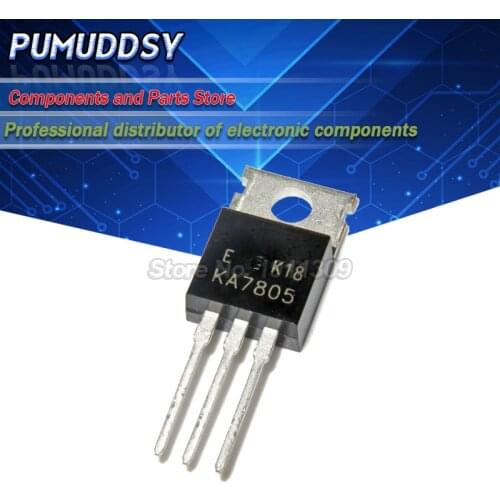 10PCS KA7805 5V 1A TO-220 integrated circuit
