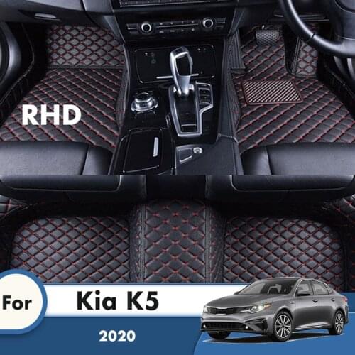 RHD Carpets For Kia K5 2020 Car Floor Mats Custom Waterproof Decoration Interior Accessories Styling Foot Pads Decor Cover Rug