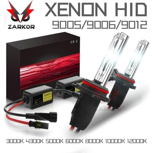 Zarkor 35W 55W HID Xenon Light Bulb 12V Auto Car Headlight Lamp 3000K 4300K 5000K 6000K 8000K 10000K 1200K H1 H3 H4 H7 H11 9005