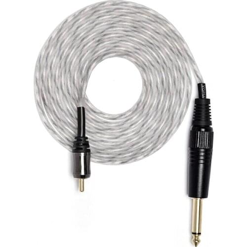 New Arrival Tattoo Clip Cord RCA Rubber Silicone Cord For Tattoo Machine Foot Pedal Switch Power Supply Free Shipping